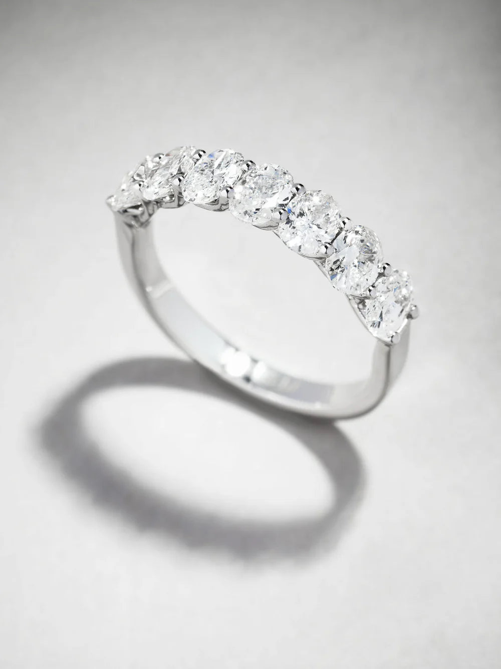 2 ct Oval Lab-Grown Eternity Band