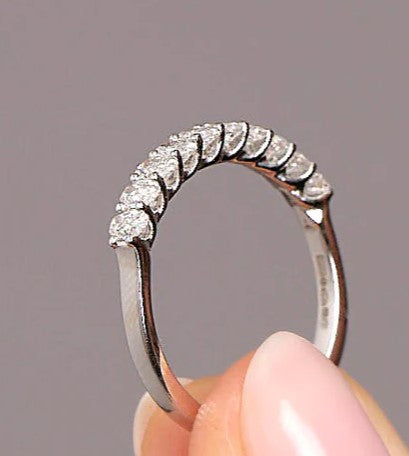 Micro Oval Lab-Grown Diamond Band