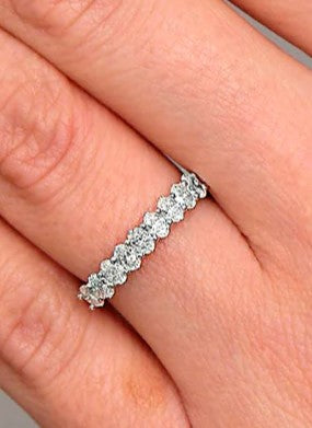 Micro Oval Lab-Grown Diamond Band